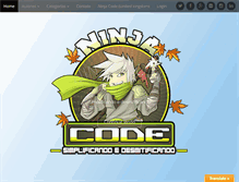 Tablet Screenshot of ninjacode.com.br
